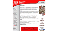 Desktop Screenshot of kapnoxforex.com