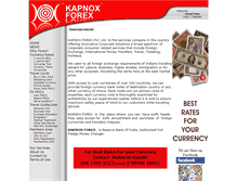 Tablet Screenshot of kapnoxforex.com